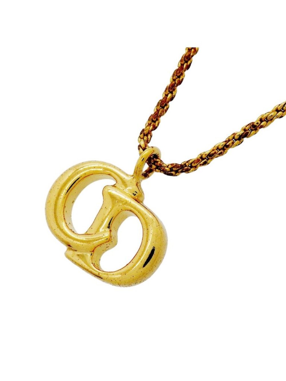 Dior Necklace CD Logo Gold Plated